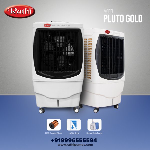 Rathi Air Cooler | Plastic Cooler | Copper Motor | 60 Ltr. Water Tank Capacity